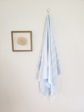 Load image into Gallery viewer, Flawless Classic Turkish Beach Towel hanging
