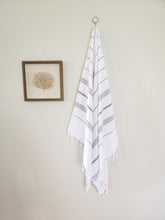 Load image into Gallery viewer, Flawless Classic Turkish Beach Towel hanging
