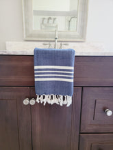 Load image into Gallery viewer, Nautical Stripe - Hand Towel
