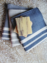 Load image into Gallery viewer, Nautical Stripe Face Towel