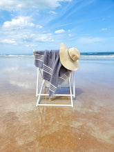 Load image into Gallery viewer, Nautical Stripe - Bath &amp; Beach Towel
