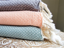 Load image into Gallery viewer, Honeycomb Weave - Bath &amp; Beach Towel
