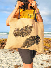 Load image into Gallery viewer, Jute Bag at beach
